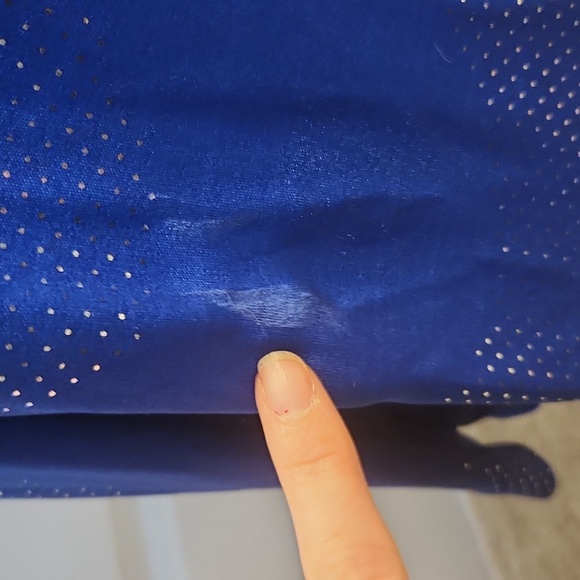 Vintage 1970s or 1980s‎ Blue West Germany Dress Size Medium - Picture 9 of 13